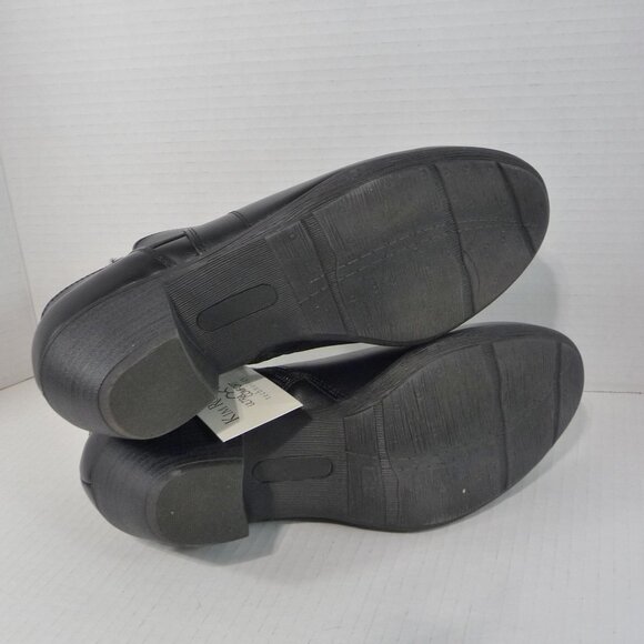 Black Comfort Ankle Boots Size 8 WIDE - Picture 10 of 14